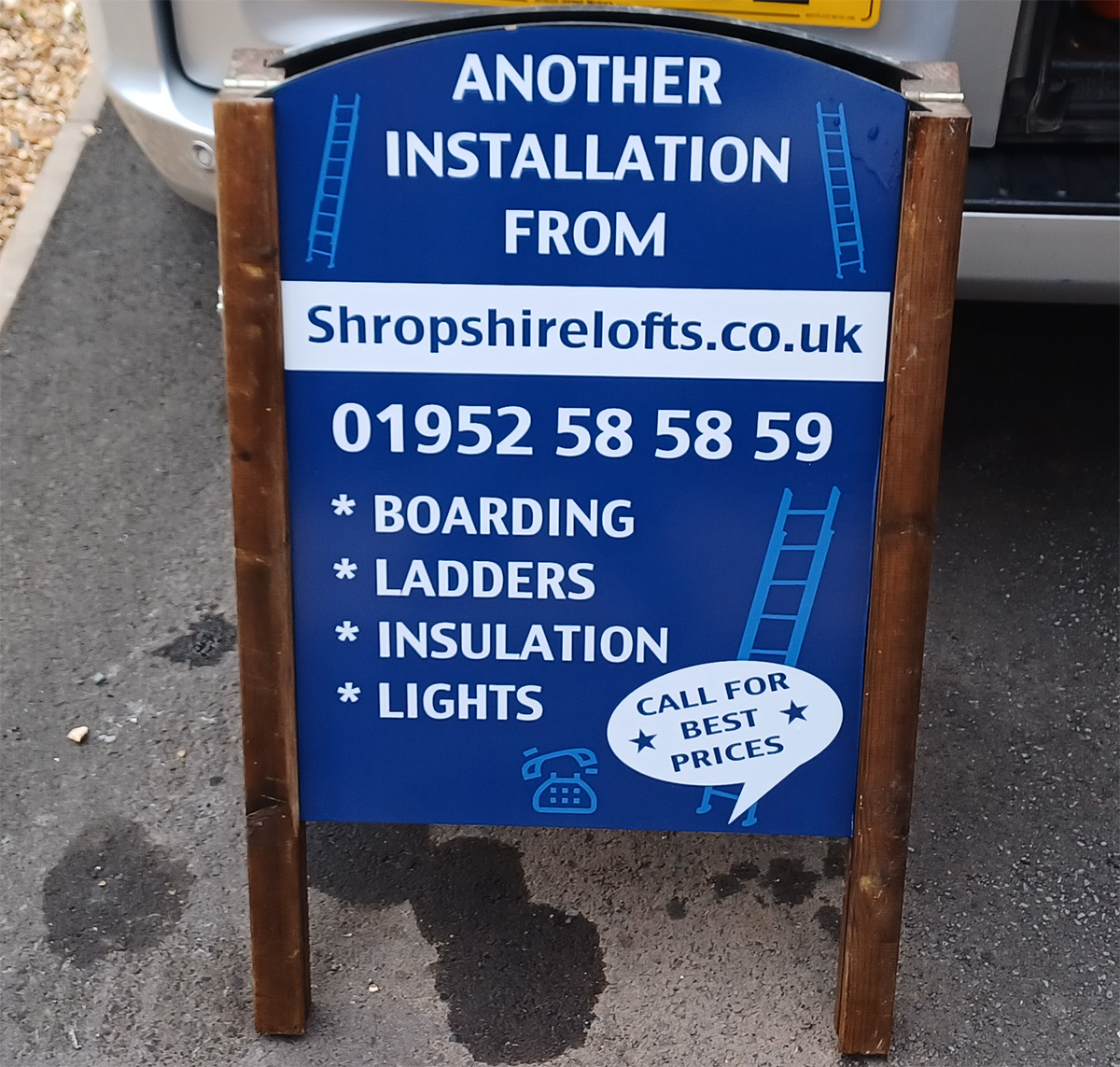 Shropshire loft Ladders