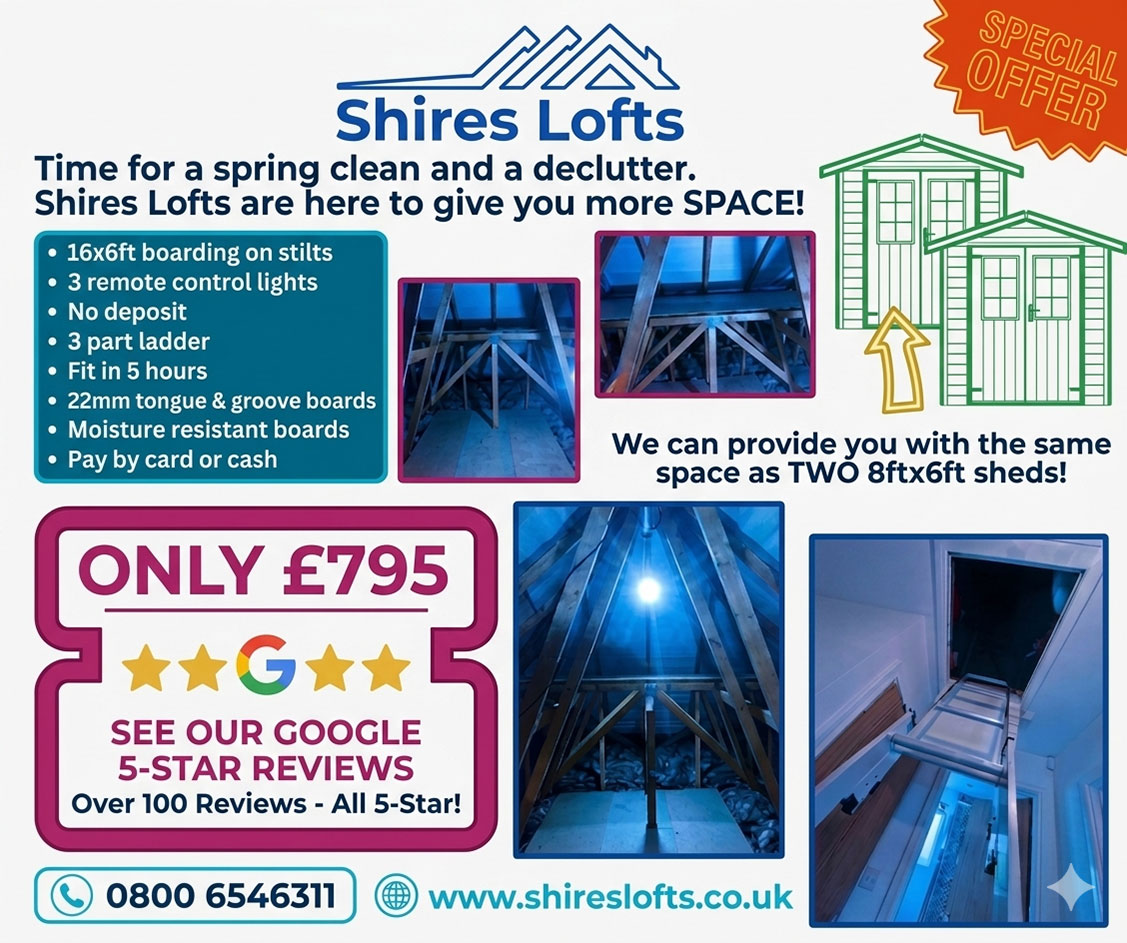 Shropshire Lofts 7 day Offer